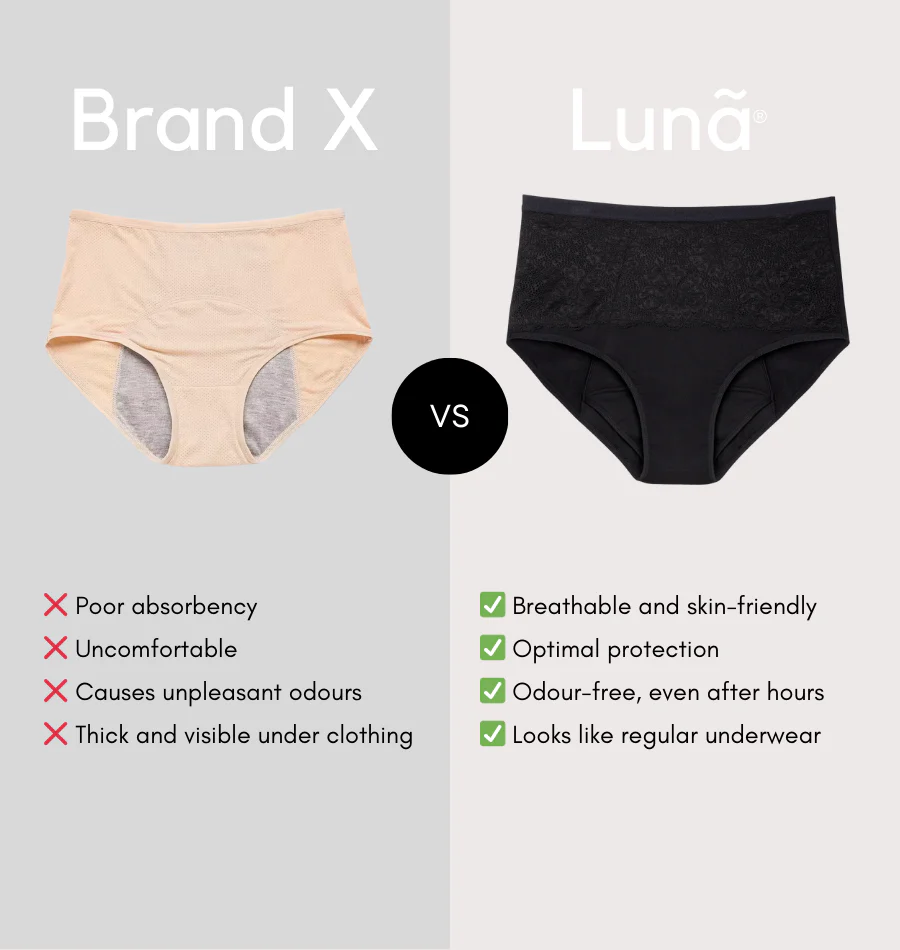 Floral Lace Brief – Extra Heavy Urine Leakage - Image 8